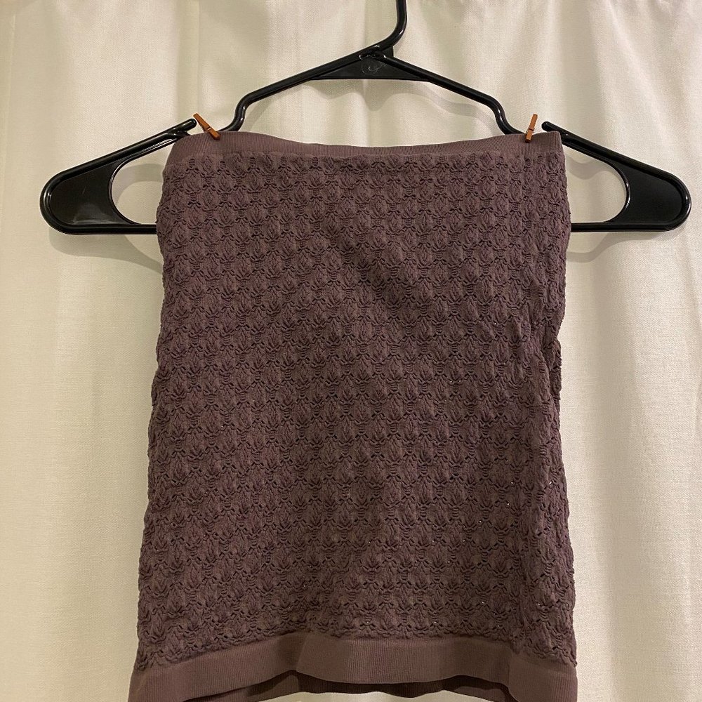 Free People Diamond Tube Top Purple. XS.
